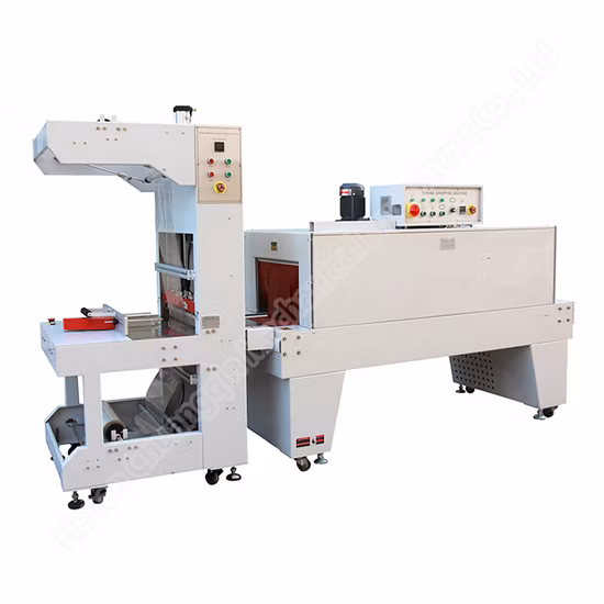 Máquina de embalaje termorretráctil tipo manguito de película Máquina manual de PE Rollos de película estirable Máquina de embalaje con sellado de sobres semiautomático estilo manguito