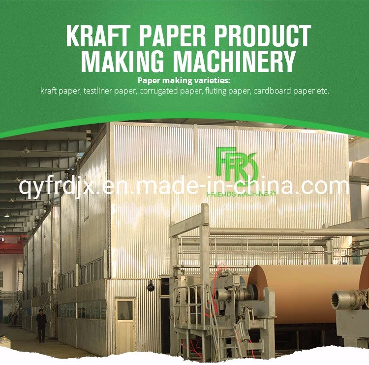 Corrugated Paper/Kraft Paper/Tissue Paper/Fluting Paper/Printing Paper/ Recycled Paper Making Machine