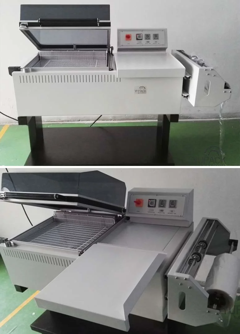 Semi-Automatic 2 in 1 /One Step POF Film Sealer Heat Shrink Pack/Packing/ Packaging/Wrap/Wrapping Machine for Case Box Book