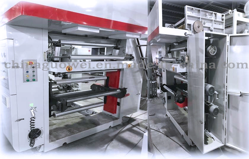 Gwasy-B2 Three Motor System Medium-Speed Plastic Film Rotogravure Printing Machine in 140 Mpm