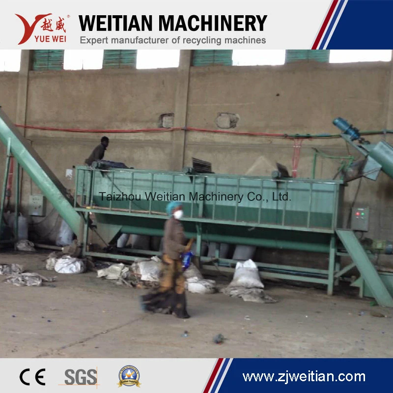 Waste Plastic Pet Bottle Flake/Drum/Pallet/PP/HDPE/LDPE/Rubber/Lump/PVC Pipe/PE Film/Jumbo Woven Bags/Garbage Crushing Crusher Recycling Plant Washing Machine