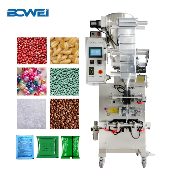 Máquina de envasado de aceite de oliva Bowei Form Fill Seal Machine para polvo Patatas fritas Venta Jugo Fabricantes