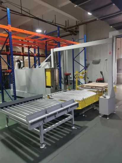 Flejadora automática Máquina flejadora Envoltura de película Máquina de cartón semiautomática Fabricación de cajas de papel plegado Tablero de impresión digital Hoja de esquina Carpeta encoladora