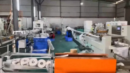 Máquina de fabricación pequeña Rebobinado de papel higiénico Corte Empaquetado Precio de la máquina Máquina de línea de producción completamente completa Maquinaria de papel